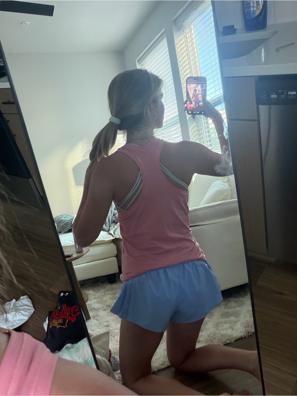 DSG Pink Racerback Tank Top - Picture 2 of 3
